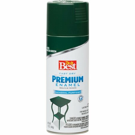 ALL-SOURCE Premium Enamel 12 Oz. Gloss Spray Paint, Hunter Green 203467D